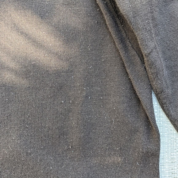 Ann Taylor double V-neck lightweight brown sweater - Picture 11 of 11